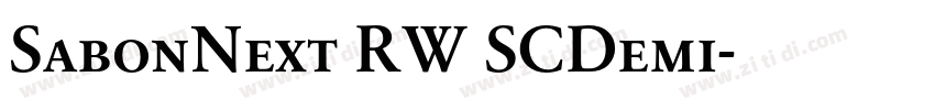 SabonNext RW SCDemi字体转换